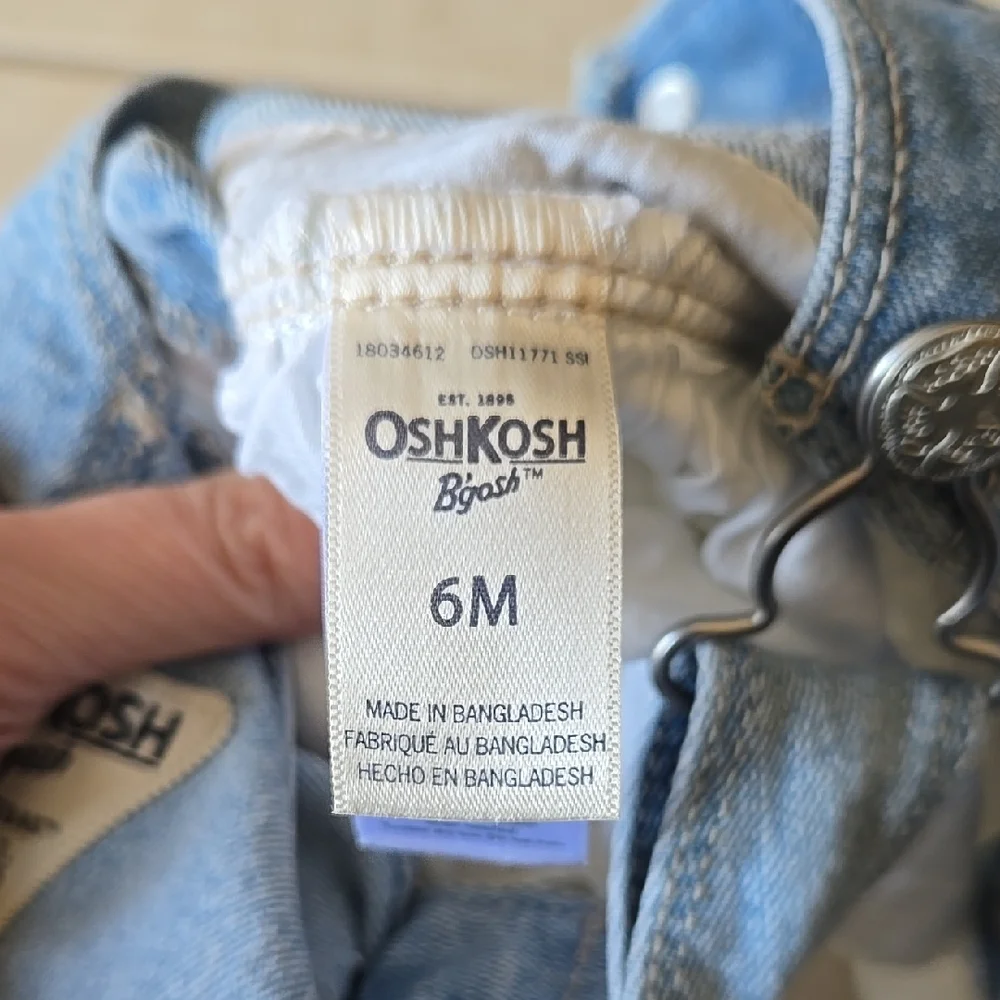 OshKosh‎ B'gosh Denim and White Eyelet Dress